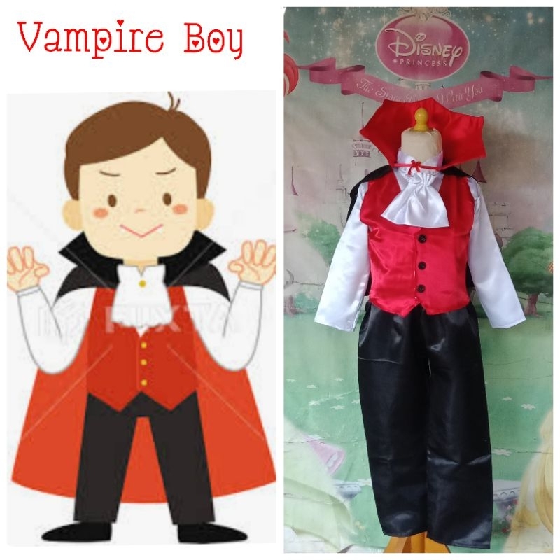 Vampire Boy ชุดฮาโลวีน Vampire Boy