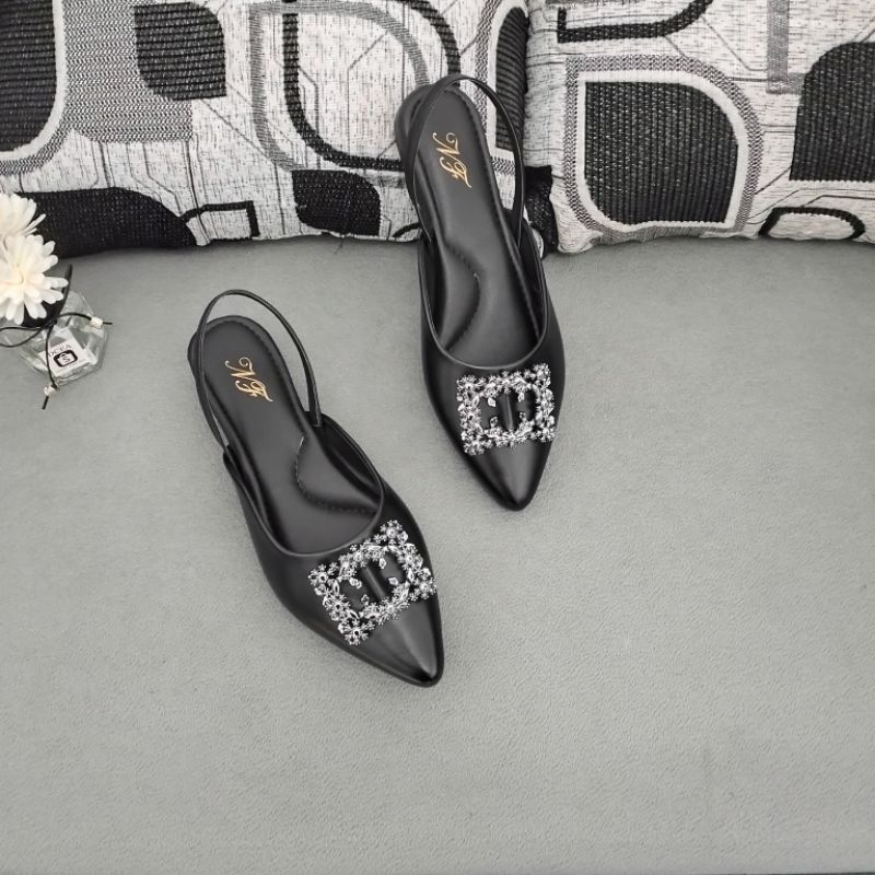 NFshoes flat mules malika รองเท้าแตะกันลื่น