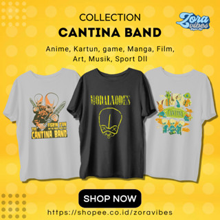 เสื้อยืด พิมพ์ลาย Cantina BAND MUSIC BAND