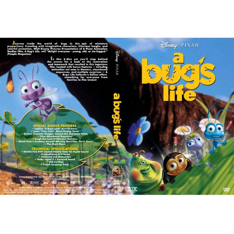 Dvd A BUG& 39;S LIFE (1998) SUBTITLE INDONESIA