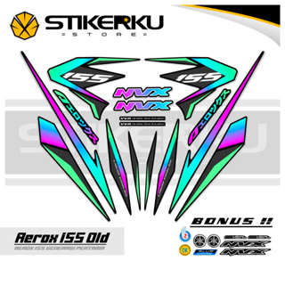 สติกเกอร์ AEROX 155 VVA MOTIF 26 OLD 155 VVA AEROX STICKER Unique AEROX 155 VVA STICKER AEROX 155 VVA STICKER STOCK DECAL LIST POLET Stickerkustore