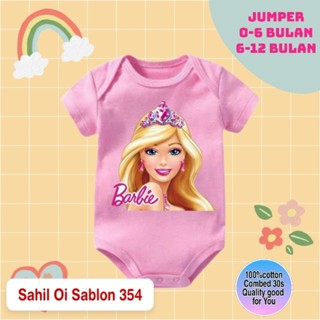 ชุดจั๊มสูท ลายตัวละคร BABY BARBIE น่ารัก สําหรับเด็กผู้ชาย และเด็กผู้หญิง 30s