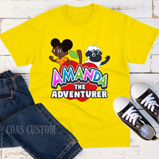 เสื้อยืด พิมพ์ลาย Amanda the adventurer