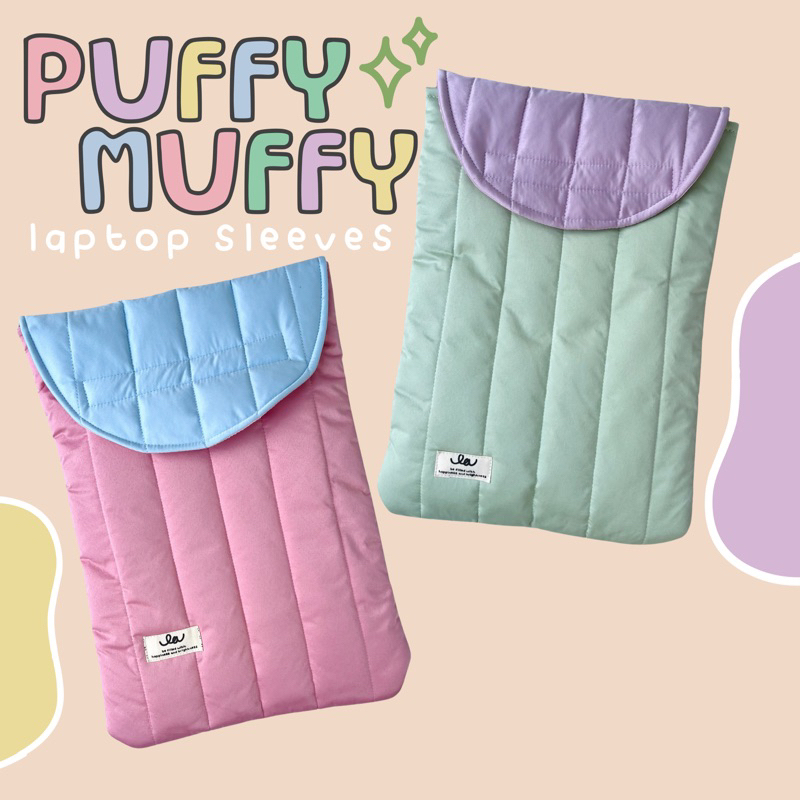 Laptop Sleeves - Puffy Muffy | ลา.ความคิด