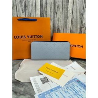 กระเป๋าสตางค์ มีซิป มีซิป LV สําหรับผู้ชาย และผู้หญิง870091 ใหม่ MOTIF นําเข้ากระจก