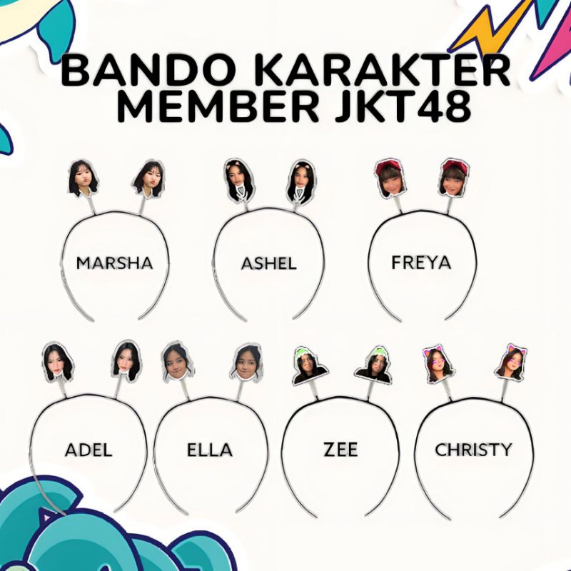 Jkt48 สมาชิก Zee ashel adel Christy Freya Marsha Christy Ella ล่าสุด