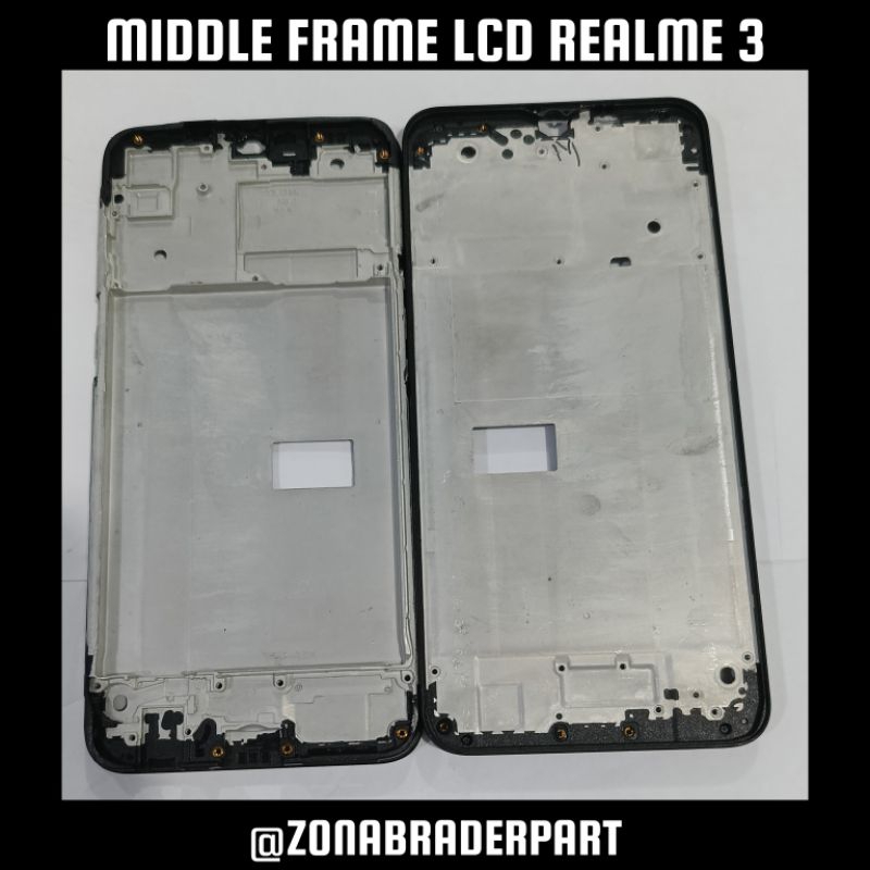 กรอบกลาง LCD Realme 3