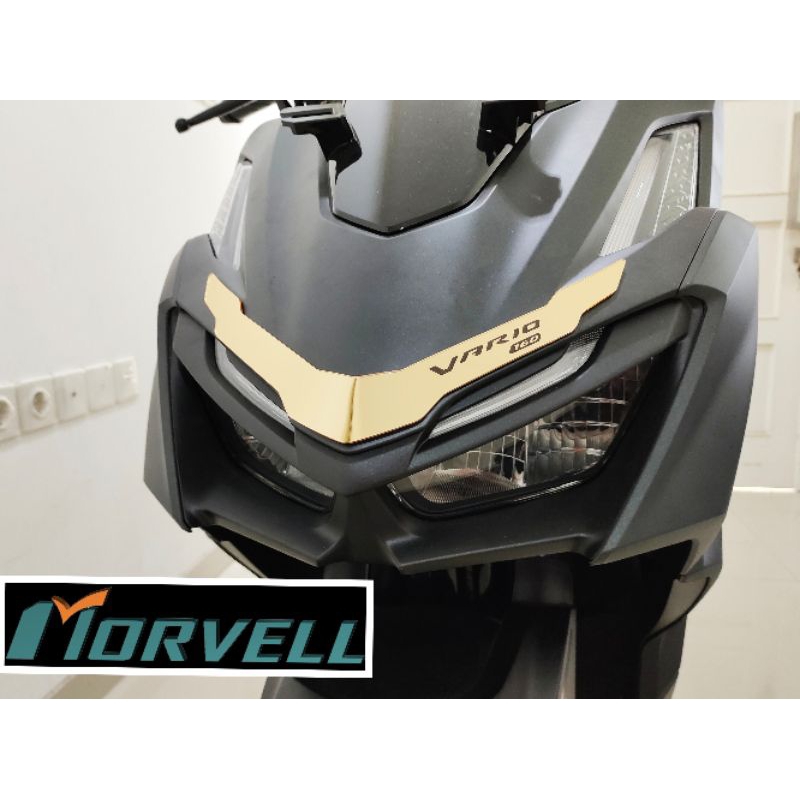 Vario 160 ด้านหน้าเคลือบด้านข้าง Air Flow Honda Click 160 Aero Winglet คิ้วหน้า vario160