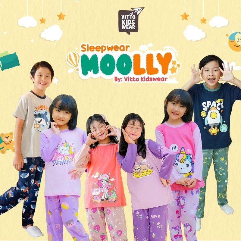 Vitto Kidswear ชุดนอนเด็กชายและเด็กหญิง