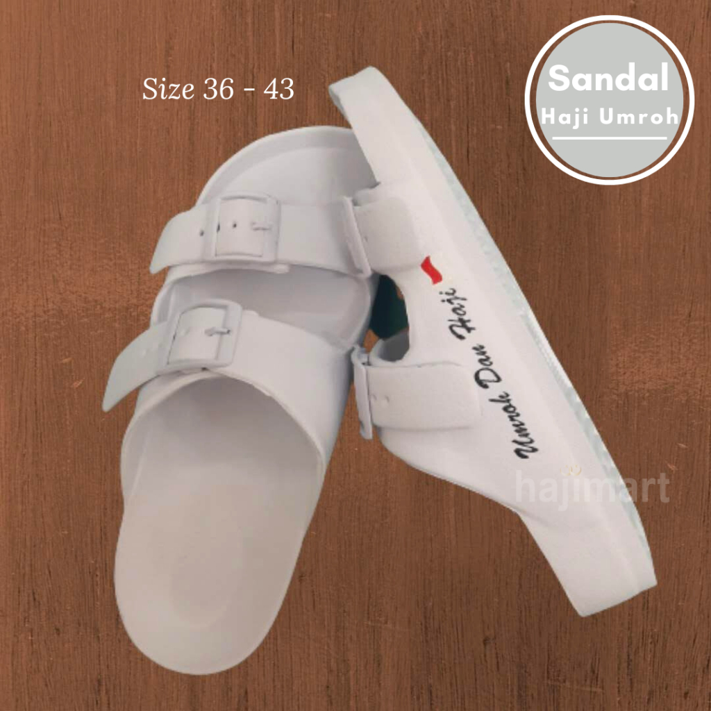 HAJJ UMRAH SANDALS / รองเท้าแตะสีขาว / HAJJ UMRAH EQUIPMENT