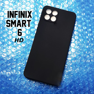 เคสนิ่ม เนื้อแมตต์ สีดํา สําหรับกล้อง INFINIX SMART 6hd