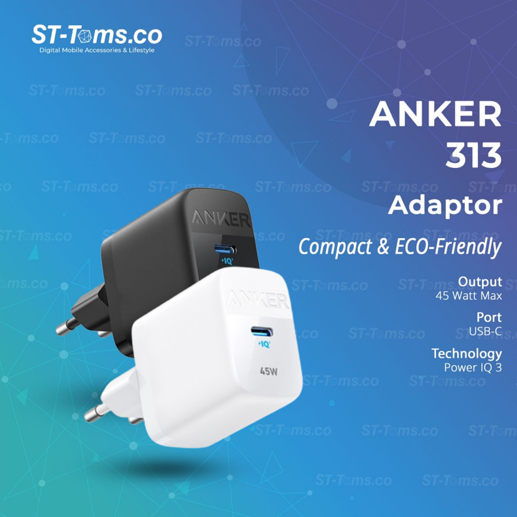 Anker 313 Super Fast Charging 45W Wall Charger Adapter - A2643
