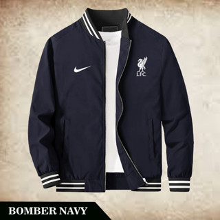 Varsity LIVERPOOL เสื้อแจ็กเก็ตเบสบอล ขนาดใหญ่ ไซซ์ใหญ่ จัมโบ้ S - 5XL พร้อมส่ง 5 สี | เสื้อแจ็กเก็ต Liverpool BOMBER กันน้ํา กันลม สําหรับกลางแจ้ง