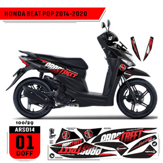 พร้อมส่ง สติกเกอร์ติดตกแต่ง สําหรับ Honda Beat Pop 110 2014-2019 ARS014 Prostreet Doff