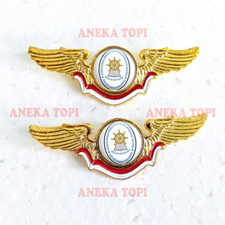 Pin KPAN กระทรวงสาธารณรัฐอินโดนีเซีย ปีกทองเหลือง KPAN RI - AT