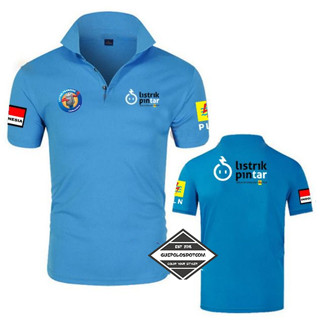 เสื้อโปโลไฟฟ้า PLN Type 14 ด้านหน้า และด้านหลัง PLN - Smart Electric PLN Shirt - PLN