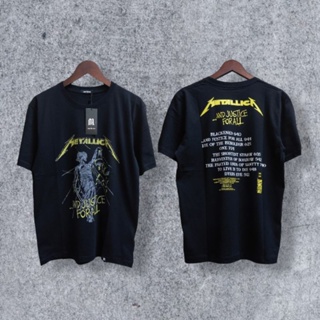 Kaos band Metallica พรีเมี่ยม ผ้าฝ้าย adem/kaos โลหะ ขนาดใหญ่ L XL XXL XXXL