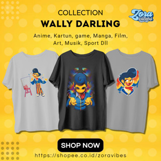 เสื้อยืด ลายการ์ตูนอนิเมะ Wally Darling