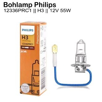 PHILIPS H3 12V-55W หลอดไฟ/H 3 หลอดฮาโลเจน 12V-55W