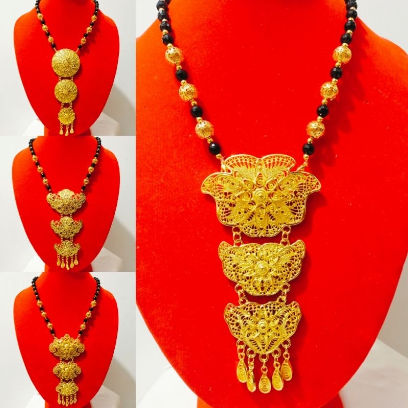 สร้อยคอ Kebaya / สร้อยคอเข็มกลัด / สร้อยคอชาติพันธุ์ ยาว 70 ซม
