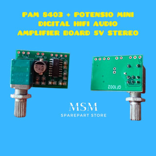 Pam 8403+ บอร์ดขยายเสียงดิจิตอล HIFI สเตอริโอ 5V