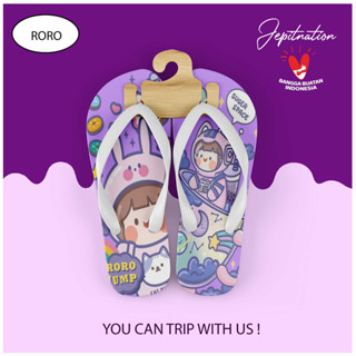 [Flip Flops] รองเท้าแตะ ชายหาด ฟองน้ํา น่ารัก Roro Jump Flip Flops สําหรับเด็กวัยหัดเดิน ผู้หญิง เด็กผู้ชาย ผู้ใหญ่ รองเท้าแตะลําลอง ชายหาด ไม่ใช่ยาง