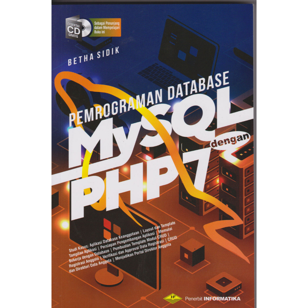 หนังสือ MYSQL DATABASE PROGRAMING ดั้งเดิม 100% พร้อม PHP7+CD