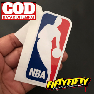 สติกเกอร์เคลือบเงา พิมพ์ลาย NBA สําหรับติดตกแต่งหมวกกันน็อค รถจักรยานยนต์ รถยนต์