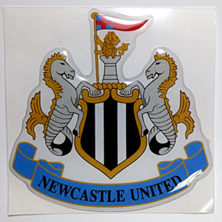 Newcastle สติกเกอร์ตราสัญลักษณ์ UTD 3D ลายนูน สําหรับติดตกแต่ง