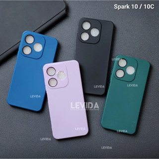 Tecno Spark 10c Softcase Macaron เลนส์ป้องกันกล้อง เคสสี่เหลี่ยม Tecno Spark 10c