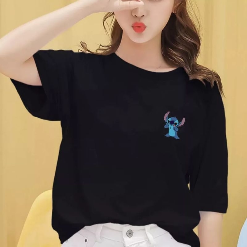 Unisex STICH / PANDA STITCH เสื้อยืดผู้หญิง/ชาย ชําระเงินปลายทาง