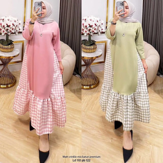 Gamis ใหม่ล่าสุด KAYLA MIDI DRESS WD ชุดเดรสสั้น ลายดอกไม้ สีชมพู M L XL DAN XXL GAMIS MIDI DRESS Invitation ผู้หญิง JUMBO OVERSIZE รุ่นล่าสุด POLOS MOCCA ชุดเดรสสีดํา สไตล์เกาหลี เรียบง่าย สง่างาม เสื้อผ้ามุสลิม ผู้หญิง เกมร่วมสมัย แบบดั้งเดิม หรูหรา