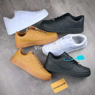 รองเท้า air force 1 AF1 สีน้ําตาล สีขาว สีดํา สําหรับผู้ชาย และผู้หญิง