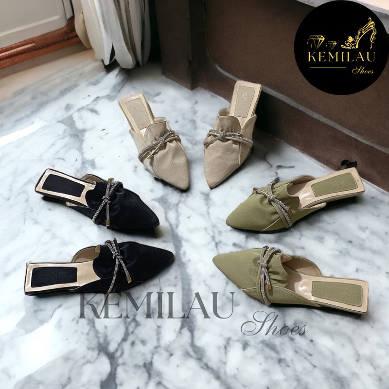 Tiiit Belle Close Front Sandals Flat Shoes นําเข้า Women & 39;s Shoes