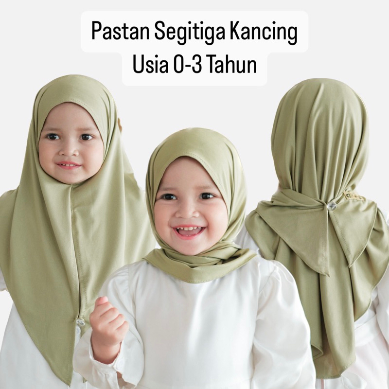 Ziya Button Triangle Kids Pastana 0-3 Years
