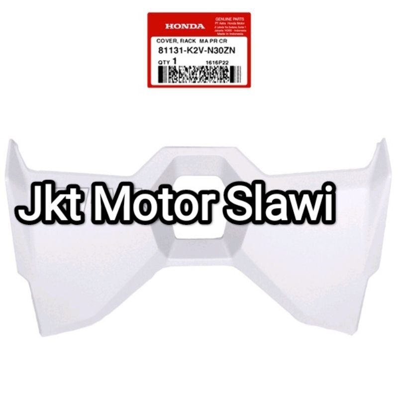 81131-K2V-N30ZN แร็คครอบลิ้นชักหน้า vario 125 ปีใหม่ 2023 สีขาวด้านเดิม HONDA