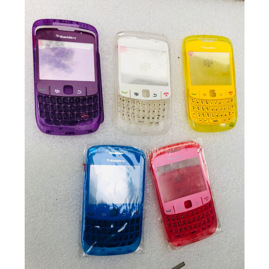 Blackberry Gemini / BB 8520 Original Transparent Front and Back Casing + ปุ่มกด