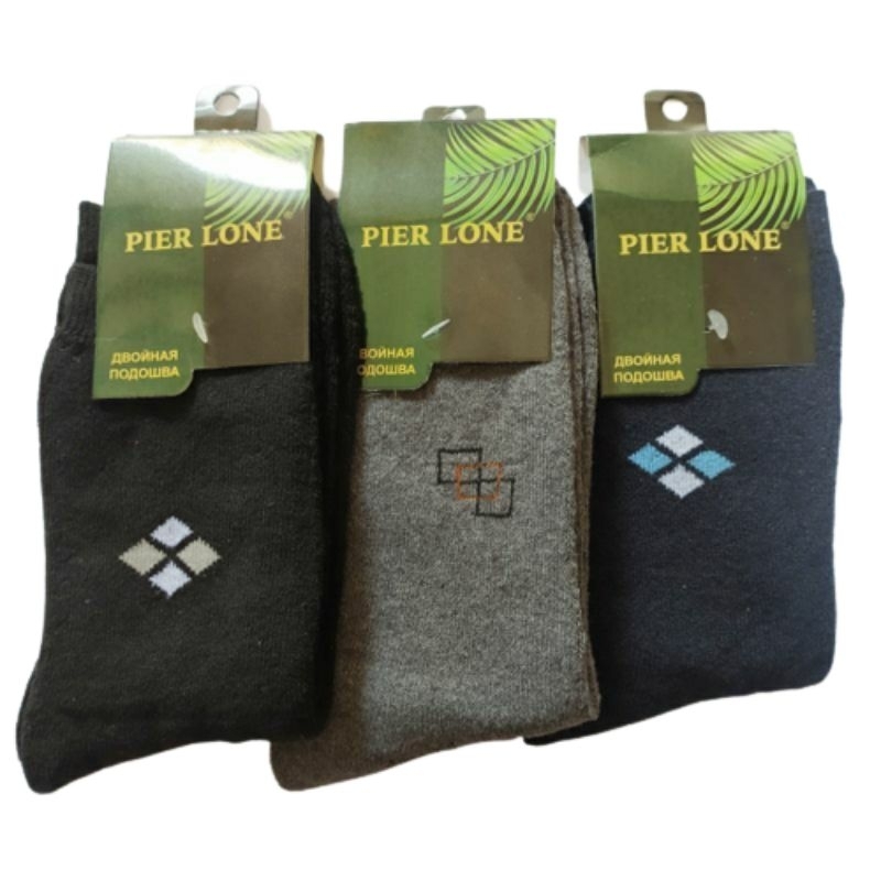 ถุงเท้าทํางานผู้ชายยาวหนาชายสํานักงานพิมพ์ผู้ใหญ่ BAMBOO Fiber BAMBOO ANTI-Bacterial