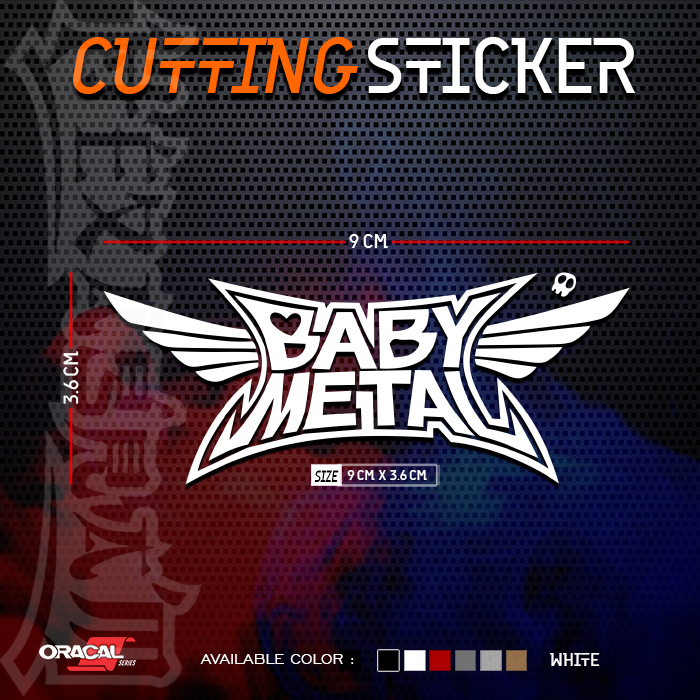 สติ๊กเกอร์ตัดวง Babymetal | สติ๊กเกอร์ตัดเพลง Babymetal