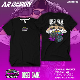 Kaos Diesel Gank - Baju Distro เสื้อยืดลําลอง สําหรับผู้ชาย แขนสั้น คอกลม ลาย Diesel Gank Automotive Cutton Combed AR-03