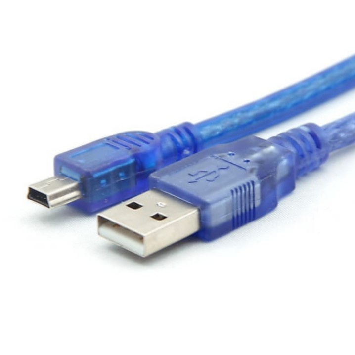 USB A TO MINI USB B MALE DATA CABLE 5PIN 30CM