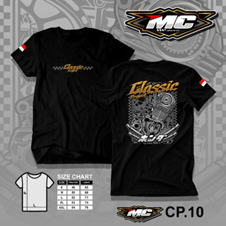 Kaos Racing Classic - Kaos Men Distro Style Motor cb gl mp tiger MC CP.10