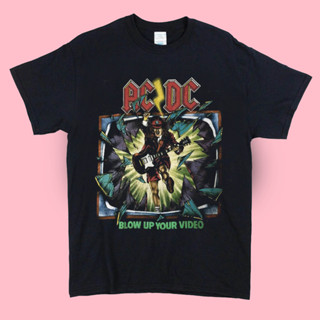 เสื้อเชิ้ต Acdc Band Blow Up Your Video