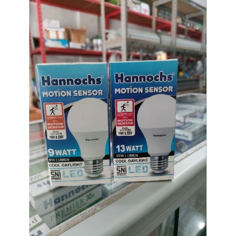 Hannochs Motion Sensor หลอดไฟ LED Motion Sensor สว่างสดใส