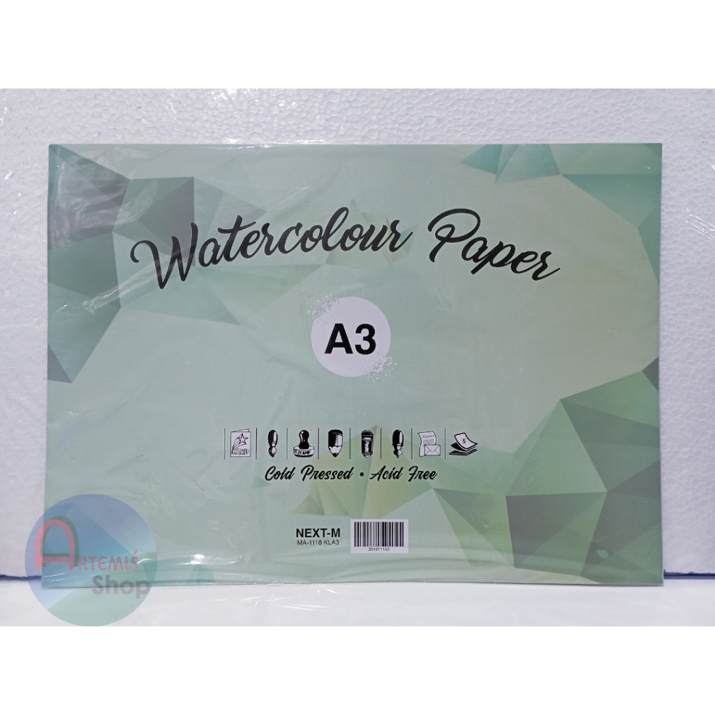 กระดาษสีน้ํา A3 NEXT-M MA-118 KLA3