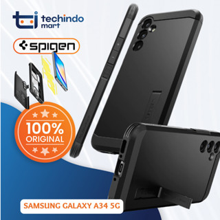 SPIGEN เคสโทรศัพท์มือถือ ป้องกันการกระแทก พร้อมขาตั้ง สําหรับ Samsung Galaxy A34 5G