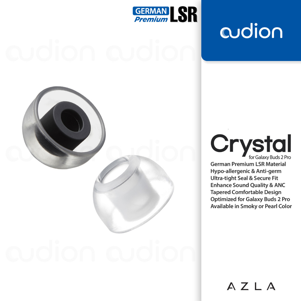 [OFFICIAL] Azla SednaEarfit CRYSTAL สําหรับ Galaxy Buds 2 Pro | จุกหูฟังซิลิโคน Lsr Secure Fit & สบาย