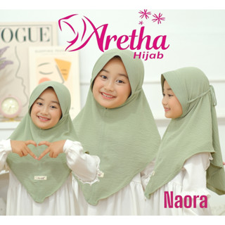 Hijab CRINKLE NAORA / NAURA ORI ARETHA HIJAB ทันที