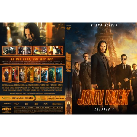 DVD Cassette ล่าสุด John Wick Chapter 4 2023