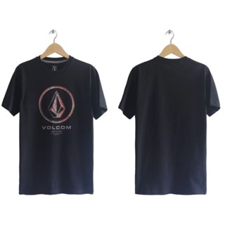 เสื้อยืดพรีเมี่ยม พิมพ์ลาย Volcom Aurora